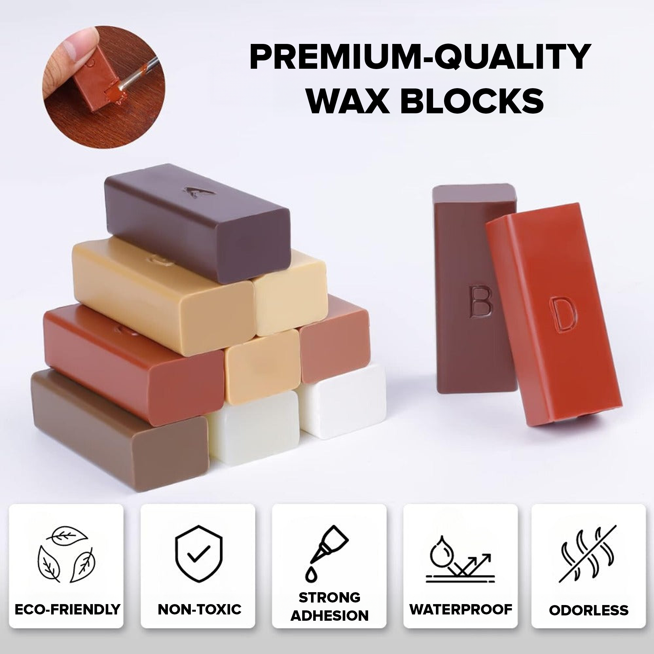 11-pack extra was voor houtmaterialen, plinten en vloeren (Standaardkleuren)
